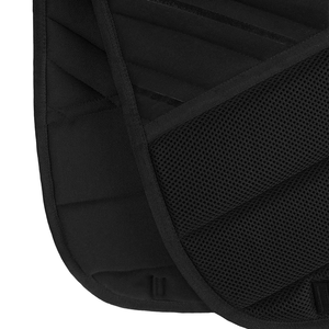 Almohadilla acolchada para silla de montar con panel de malla y forro polar, negra, para equitación - Product Image 5