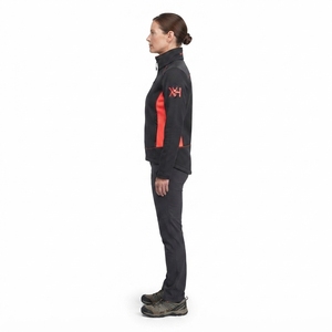 Custom Women's 3-Layer Softshell Jacket 320GSM Stretch Nylon Fleece Lined Active Outdoor Hiking <b>Coat</b> OEM - Product Image 3