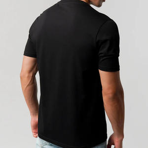 Camisetas Casuales para Hombre, Personalizadas, de Alta Calidad, 100% Algodón, Transpirables, con Logotipo Personalizado, Cuello en V, Servicio OEM, Impresas - Product Image 4