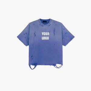 Nouveau T-shirt court et ample pour hommes, 100% Coton, délavé effet soleil usé, style boxy, vente en gros, fabricant de t-shirts - Product Image 2