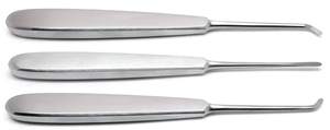 ชุดเครื่องมือถอนฟันแบบแมนนวล Dental Warwick James จำนวน 3 ชิ้น ขนาด 2.2 มม. แบบขวา ซ้าย และตรง สำหรับถอนรากฟัน - Product Image 3