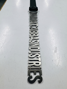 Cinturón Vaquero Occidental para Hombre con Hebilla de Aleación con Letras Personalizadas, Cuero Vacuno, Duradero y Ecológico, Logotipo Grande, Naimat Abbas Industries - Product Image 6
