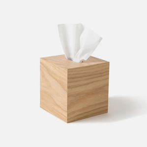 Caja de pañuelos de madera con logo personalizado, rectangular, de alta calidad, para limpieza facial - Product Image 1