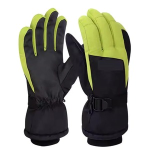 Nouveauté 2026 – Gants de ski en cuir à cinq doigts pour hommes, personnalisables, prix de gros pour la saison hivernale - Product Image 3