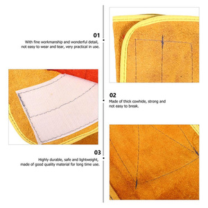 Couvre-chaussures de soudage en cuir de vachette, protection pour soudeurs, design léger et flexible pour une utilisation durable. - Product Image 6