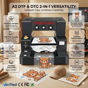 Máquina de Impresión DTF/DTG A3 Todo en Uno, Conjunto Completo con Cabezal Epson, Impresora de Prendas para Personalización de Ropa y Telas - Product Image 1