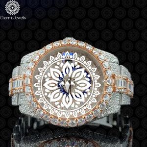 Charm_Jewells Luxury Stainless Steel Round Quartz <b>Watch</b> Analog Dial Sapphire Crystal Diamond Bezel Women - Product Image 1
