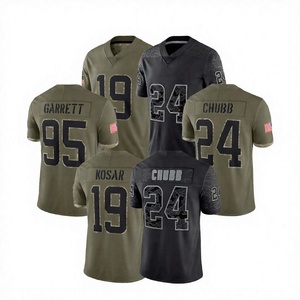 Camiseta de Fútbol Americano de Camuflaje para Hombre Cleveland Browns de Patch House, Cuello en V, Manga Corta, Absorbe la Humedad, Corte Regular, para Adultos, Todas las Temporadas - Product Image 4
