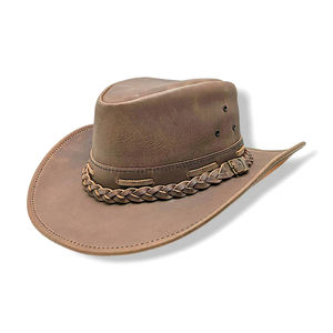 Cinturón de Cuero Genuino para Hombre de Primera Calidad, Hecho a Medida y Disponible al por Mayor, Color Marrón - Product Image 1