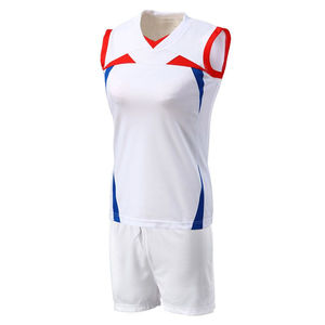 Maillot et uniforme de volley-ball personnalisés à manches courtes avec design imprimé, fabrication de vêtements de volley-ball en marque privée - Product Image 1