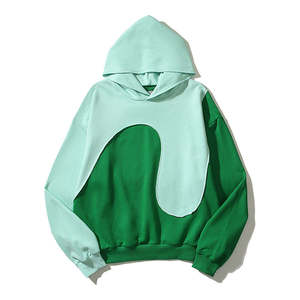 เสื้อฮู้ดดี้ผู้ชายไซส์ใหญ่ ผ้าฝ้ายฟลีซ 100% สีเทา ผลิตจากโรงงานโดยตรง แบบเรียบ พิมพ์ลายซิลค์สกรีน ทนทาน - Product Image 6