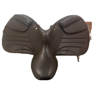 Vente en gros de selle de cheval western de haute qualité, selle d'obstacle anglaise, selle de dressage, selle de randonnée en cuir, séchage rapide, imprimée, OEM - Product Image 1