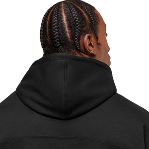 Mens Oversized <b>Black</b> Hoodie Heavyweight <b>Fleece</b> Pullover Sweatshirt Relaxed Fit Casual Streetwear Style - Product Image 6