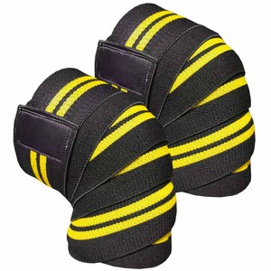 Nayab Industries Professional Athletic <b>Knee</b> Wraps Weightlifting Squat Workout Gym Compression Support Fitness Training <b>Exercise</b> - Product Image 1