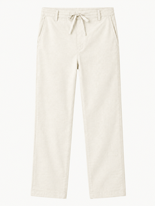 <b>Men's</b> Midweight Breathable Drawstring Waist <b>Summer</b> Casual <b>Trousers</b> Woven - Product Image 1