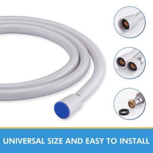 Tubo Doccia Extra Lungo in PVC da 71 Pollici, Liscio, Flessibile, Anti-Aggrovigliamento, con Raccordo in Ottone e Applicazione dell'Acqua - Product Image 4