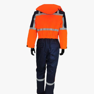 Overol de Seguridad Industrial de la Mejor Calidad, Uniforme de Trabajo Cómodo, Suministro de Fábrica, 100% Algodón, OEM, Naranja, Overol de Seguridad Primera Calidad - Product Image 2