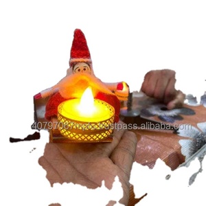 Soporte de vela de madera y Metal para decoración del hogar ecológico de alta calidad, farol colgante, candelabro moderno de Navidad para boda - Product Image 1