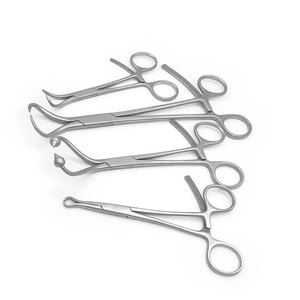 Pinzas de reducción ortopédicas manuales de acero inoxidable con punta de bola y múltiples dientes para sujeción ósea, 4 unidades - Product Image 5