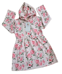 ตัวชี้ผ้าริบเชิ๊ตพิมพ์ลายตามสั่งสำหรับเด็กผู้หญิงชุดเดรสมีฮู้ดแขนยาวแบบลำลองสำหรับฤดูร้อน - Product Image 3