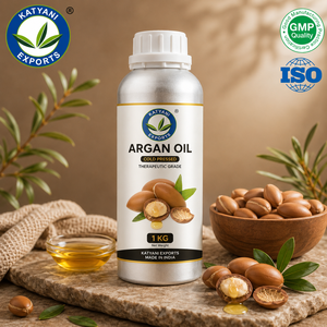 Aceite de Argán 100% Puro al por Mayor, Prensado en Frío, Extracto Natural para Formulaciones Cosméticas y Aromaterapia - Katyani Exports India - Product Image 1