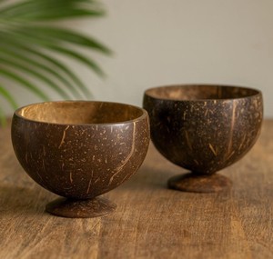 <b>Coconut</b> <b>Shell</b> Bowl Best Quality Handmade Eco Friendly Durable Polished Natural Reusable Kitchen Serving Dining Product - Product Image 3