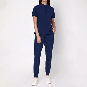 Ensembles de Blouses Médicales en Gros pour Femmes et Hommes – Uniformes de Médecins et Infirmières avec Pantalons Jogger en Maille - Product Image 1