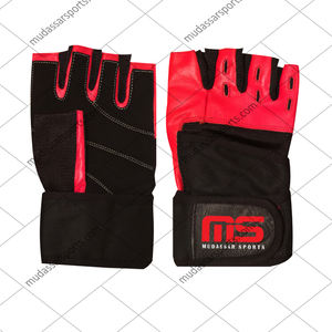 Guantes de gimnasio de medio dedo para hombre más vendidos con muñequera Guantes deportivos para ejercicio físico para levantamiento de pesas - Product Image 4