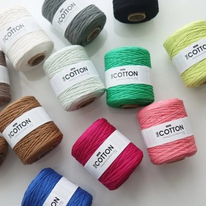 Fil à crocheter en coton peigné, 200g, cône, pour tricot à la main, fils à crocheter - Product Image 1