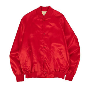 Blouson Bomber d'Hiver Personnalisé pour Homme en Satin, Rembourré en Polyester, Fermeture Éclair, Col Montant, Respirant, Style Streetwear - Product Image 5
