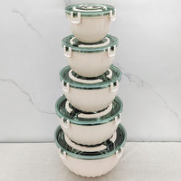 Ensemble de 5 récipients isothermes pour aliments, nouveau design, pour fêtes et événements, boîte à lunch isolée