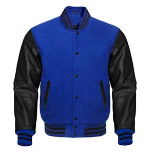Veste Letterman OEM personnalisée pour homme avec design de patch personnalisé, veste en satin tendance, vente en gros, logo personnalisé, veste bomber en laine pour homme - Product Image 5
