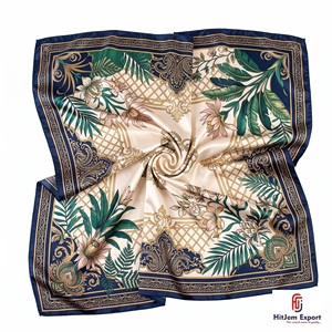 Satin <b>Scarf</b> Manufacturer OEM ODM White Label <b>Silk</b> Feel Custom Fabric Manufacturing Service Europe Africa Kenya Nigeria - Product Image 6