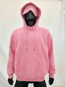 Sweat à capuche personnalisé pour avion en polaire brossée épaisse, pull de voyage avec masque oculaire intégré, confort optimal - Product Image 2