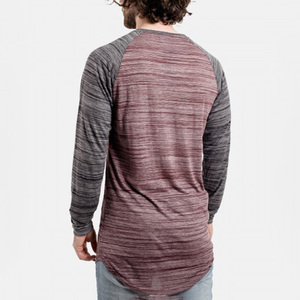 <b>Men's</b> Long Sleeve O-Neck Solid Color Nonwoven Breathable Quick Dry Anti-shrink Casual <b>T</b>-<b>Shirt</b> Cotton/Bamboo Fiber Front Logo - Product Image 2