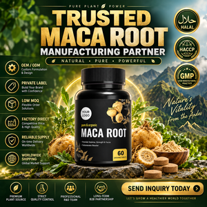 Elma Food Halal Maca Root Extract Supplement 60-count Chewable Tablets Men Energy Support <b>Metabolism</b> Circulation GMP HACCP - Product Image 1