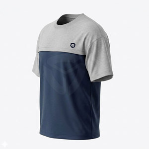 Camisetas cómodas para hombre con hombros caídos, tela transpirable, ideales para clima cálido, estilo casual. - Product Image 2