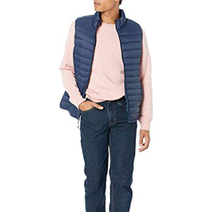 Chaleco Acolchado de Invierno para Hombre, con Logotipo Personalizado al por Mayor, de Alta Calidad, Estilo Urbano, con Exterior de Lino, para Todas las Temporadas - Product Image 2