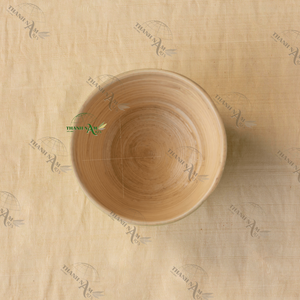 Cuenco de bambú artesanal, diseño clásico personalizado para comedor orgánico ecológico de Vietnam - Product Image 3