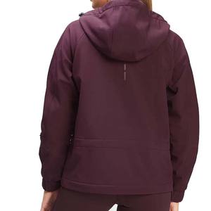Sudadera con Capucha y Cierre para Mujer, Color Sólido, Manga Larga, Tejido Transpirable, Ropa de Otoño - Product Image 2