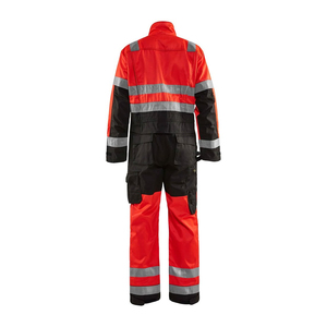 Reflective Safety Overalls High Visibility <b>Waterproof</b> Bib Pants Workwear for Road Construction Workers Supplier - Product Image 3
