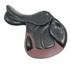 High Grade Leather English Riding Saddle Lightweight Durable Horse Saddle for Jumping Training and <b>Equestrian</b> Use - Product Image 3