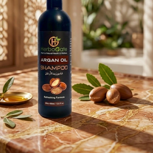 Pure Argan Oil <b>Shampoo</b> for Dry Damaged Hair Nourishment Smoothness and Healthy Hair Wellness Benefits Argan Oil <b>Shampoo</b> - Product Image 5