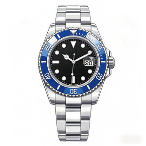 Reloj de Buceo Clásico de Alta Calidad, Estilo Verde, Correa de Acero Inoxidable, Bisel de Cerámica, Diseño de Diseñador, Venta al Por Mayor - Product Image 2