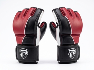 ดัมมี่ MMA ยี่ห้อ Dumela International EVO สีแดง ดำ ขาว ทำจากหนังวัว ระบายอากาศได้ดี บรรจุภัณฑ์แบบกำหนดเองได้ ทนทาน ใช้ได้ทุกฤดู - Product Image 1