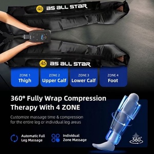 Air Pressure Leg Massager Adjustable Size USB Rechargeable <b>Massage</b> for Legs and Feet OEM ODM AS ALL STAR - Product Image 3