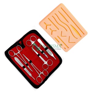 Realistic Silicone Pad for Medical Veterinary Complete Electric Orthopedic Practice <b>Suture</b> <b>Kit</b> Stainless Steel Instruments - Product Image 6