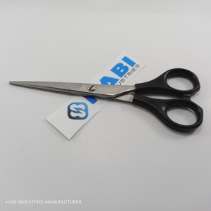 กรรไกรตัดขนสัตว์มืออาชีพ ใบมีดคม ด้ามพลาสติก ยี่ห้อ HABI INDUSTRIES สำหรับตัดแต่งขนสัตว์เลี้ยง ผลิตและขายส่งอุปกรณ์สำหรับสัตว์เลี้ยง - Product Image 2
