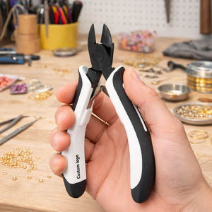 Micro-ciseaux à ligne noire à tête ovale, en acier inoxydable de haute qualité, pour outils professionnels de fabrication de bijoux - Product Image 5