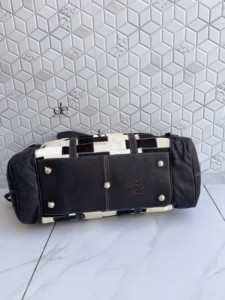 Sac de voyage unisexe en cuir de vachette de haute qualité 2026, motif à carreaux, fait main, multi-usages, grande taille, sac de sport - Product Image 4